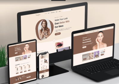 Beauty Store Website Design