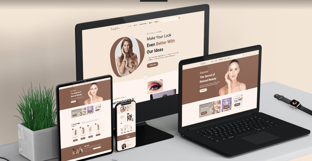 Beauty Store Website Design